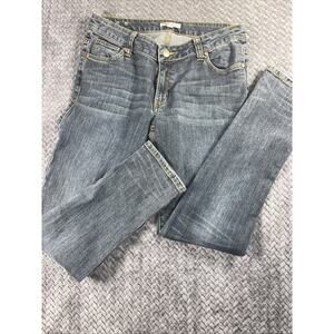 Cabi Womens Size 6 964 Bree Jeans Denim Blue Washed Stretch Designed By Women